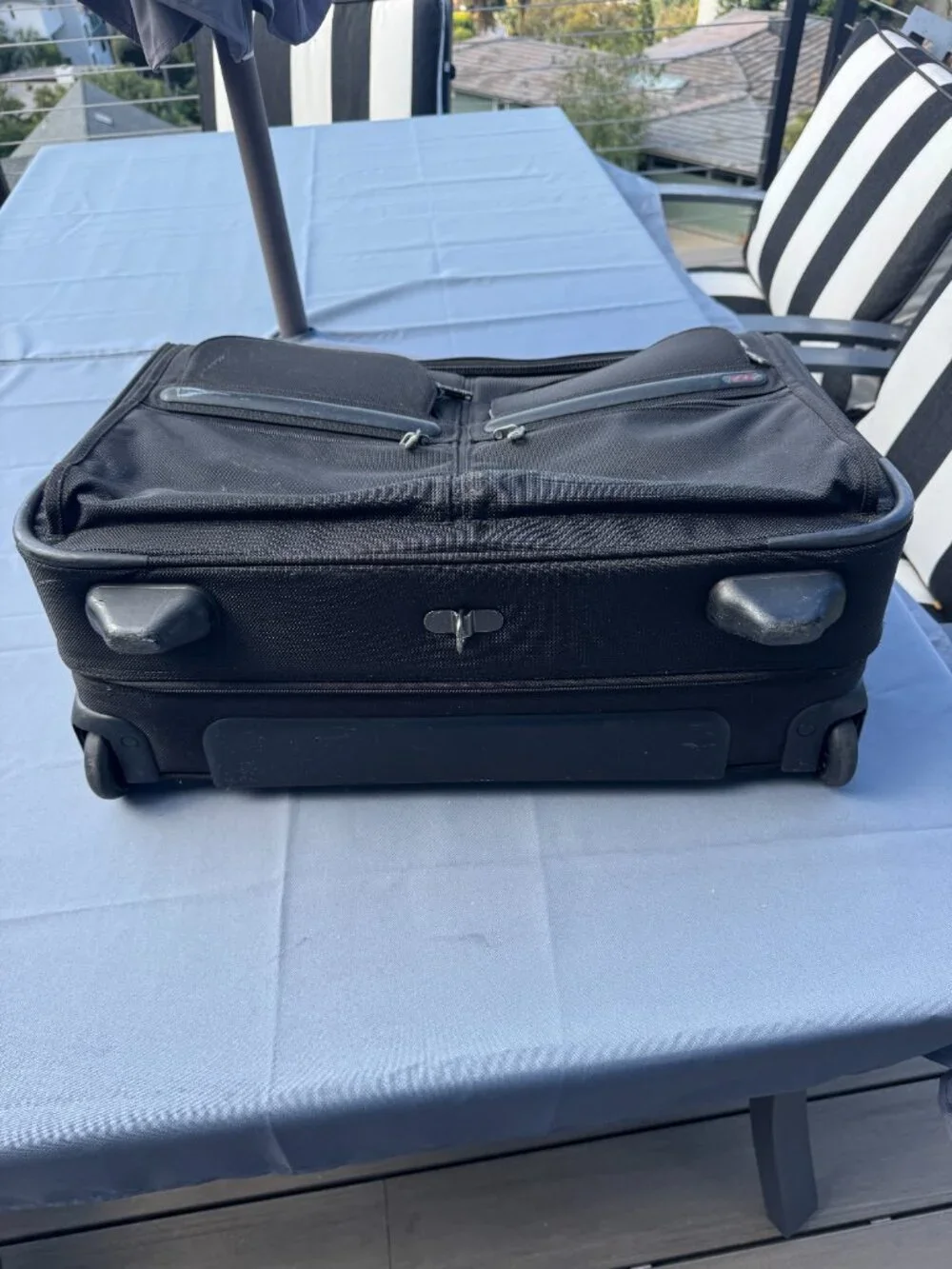 Tumi Alpha 22033DH Black Ballistic Nylon 22